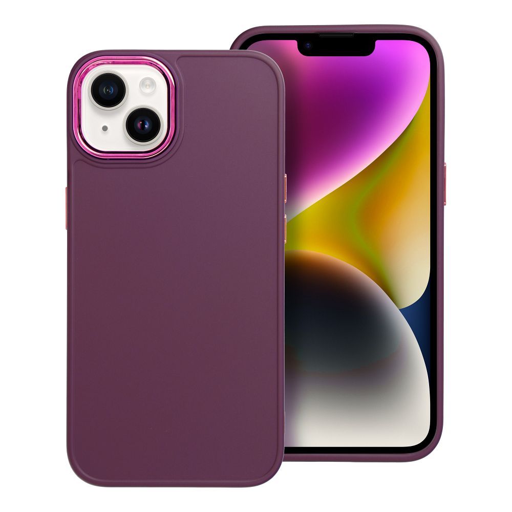 Husa Frame pentru iPhone 14 Mov