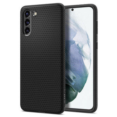 Husa Spigen Liquid Air pentru Samsung Galaxy S21 - Matte Negru