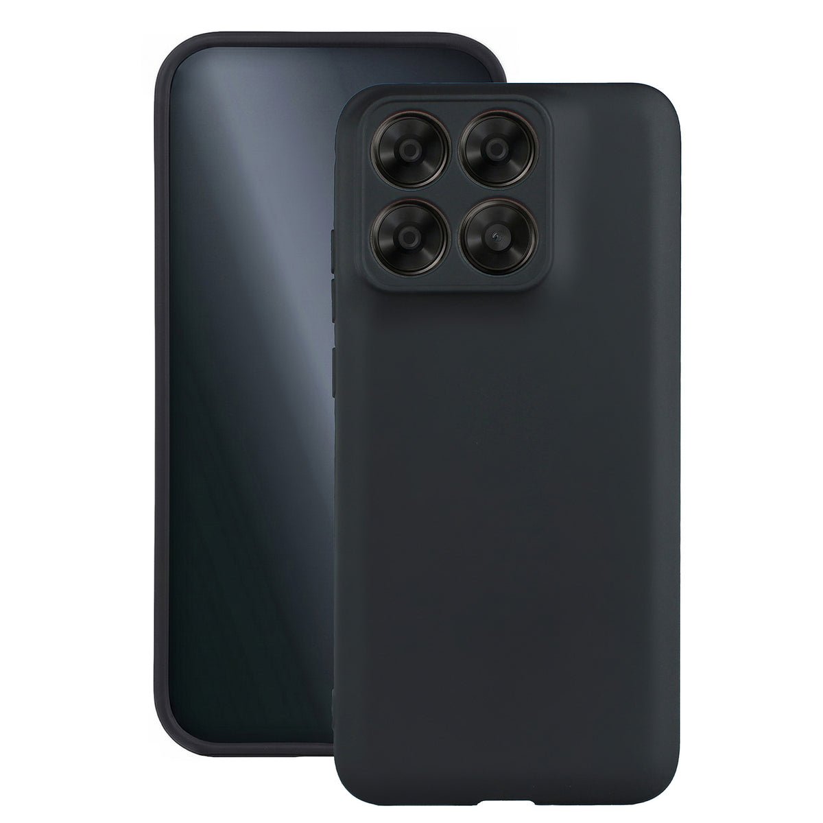 Husa Matt TPU pentru Motorola Edge 70 Fusion Negru