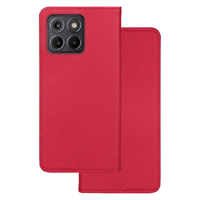 Husa Smart Magnet pentru Motorola Edge 70 Fusion Rosu