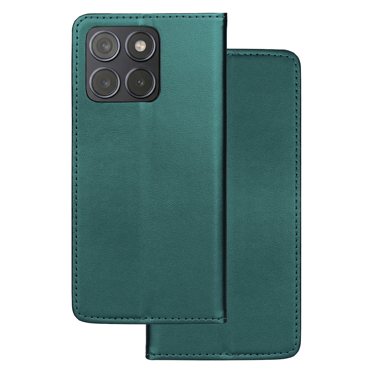 Husa Smart Magnet pentru Motorola Edge 70 Fusion Verde inchis