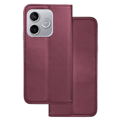 Husa Smart Magnet pentru Honor 600 Lite Burgundy