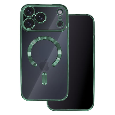 Husa Color Chrome Mag pentru iPhone 17 Pro Max 6,9" / 18 Pro Max 6,9" Verde