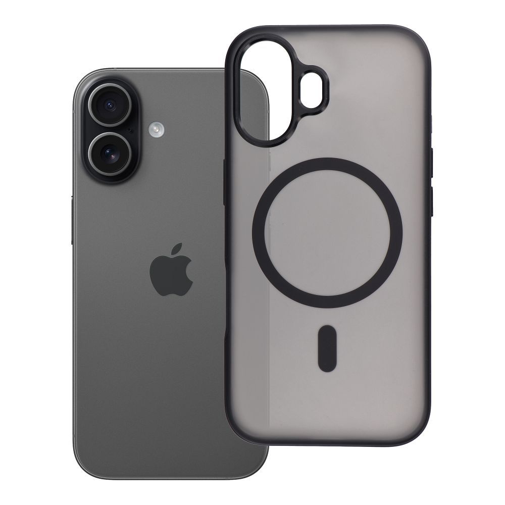 Husa Flexline Mag pentru iPhone 17 Compatible Magsafe Negru