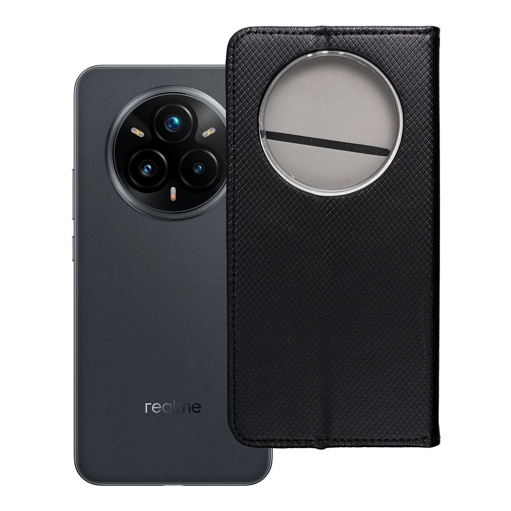 Husa Smart Book pentru Realme 14 PRO Plus Negru