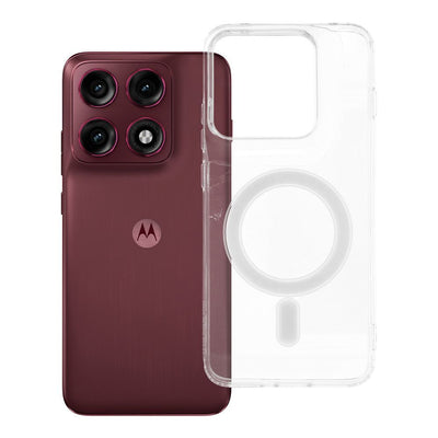 Husa Transparent Mag (MID) pentru Motorola Edge 70 Pro 5G Compatible Z Magsafe Transparent