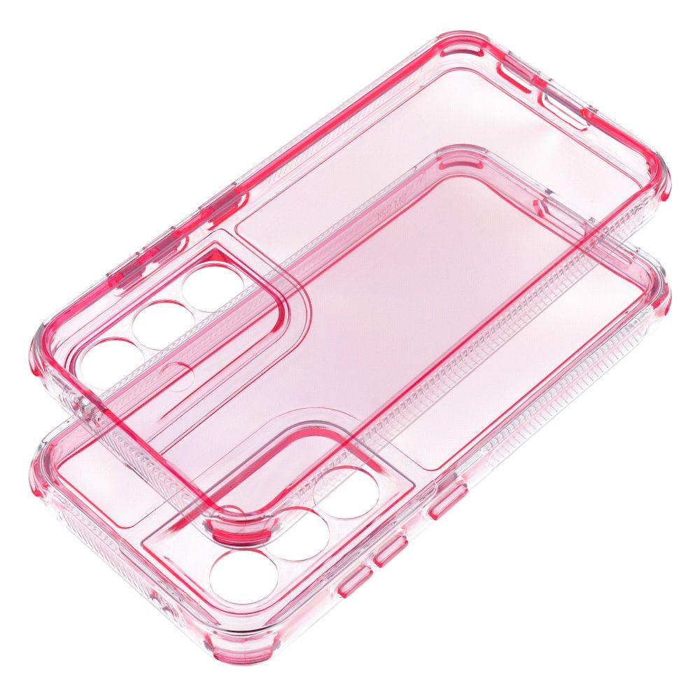 Husa Matrix Transparent pentru Xiaomi 15 Powder Roz