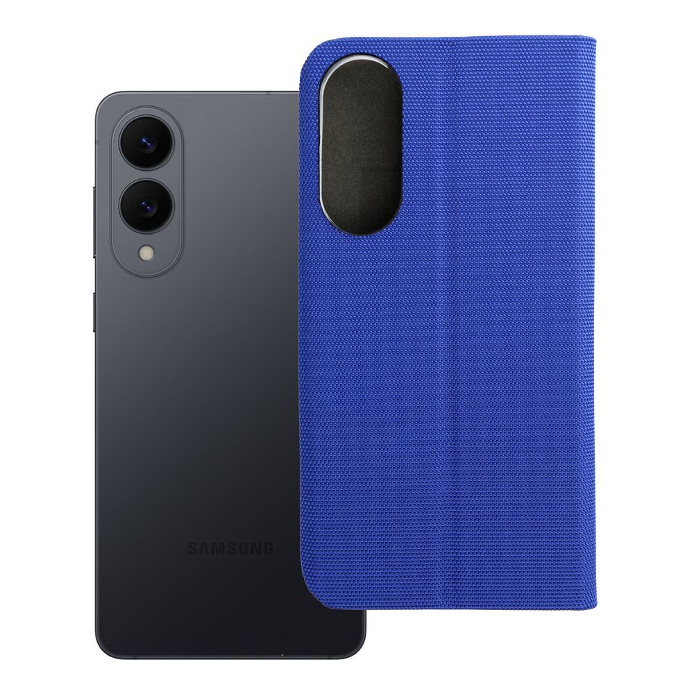 Husa Sensitive Book Flip pentru Samsung S25 Edge Albastru