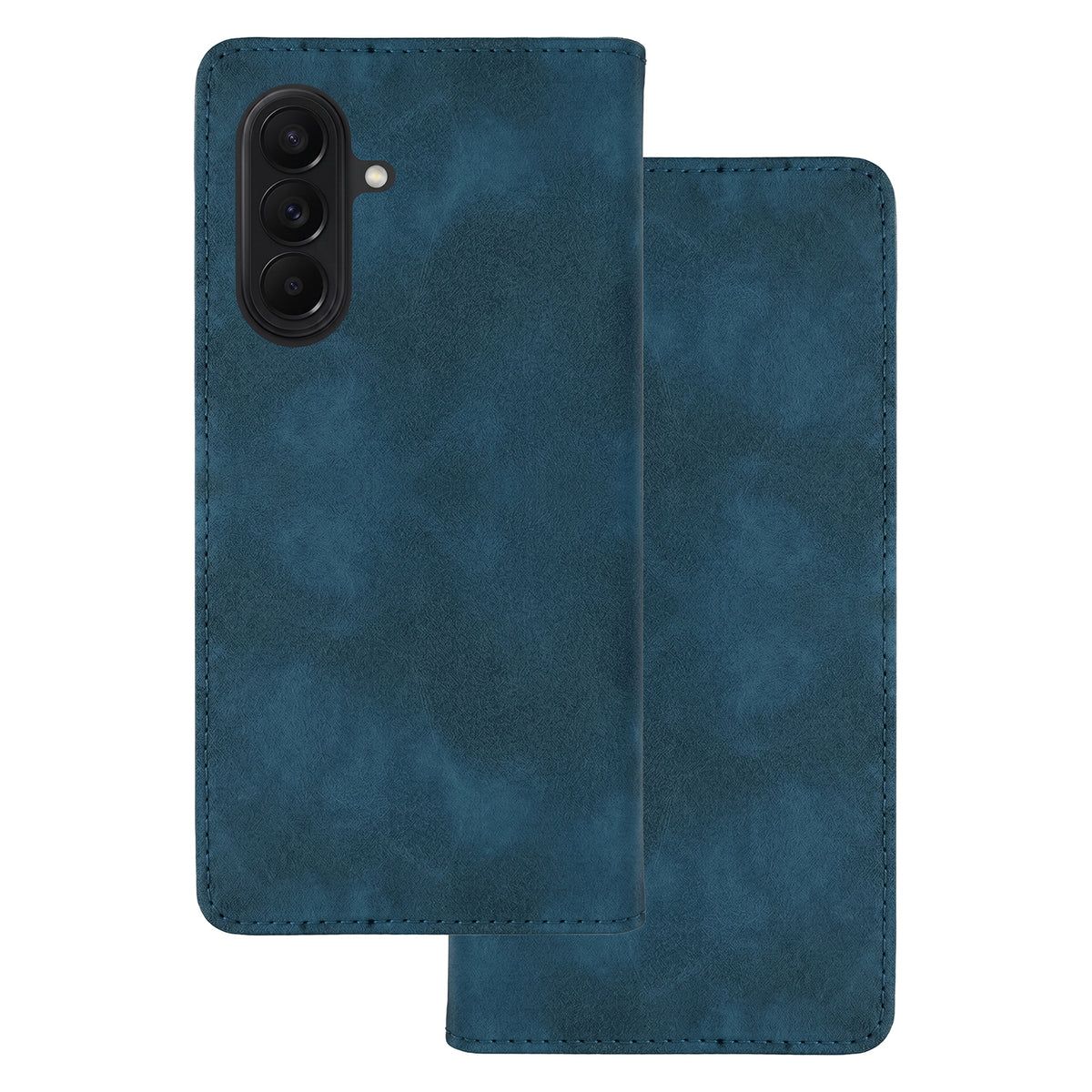 Husa Smart Suede pentru Samsung Galaxy A27 5G Bleumarin