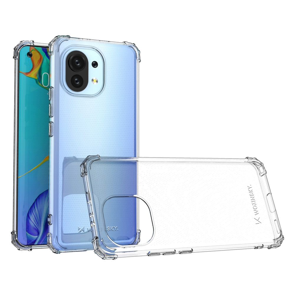 Husa Wozinsky antisoc Durable cu Military Grade Protection pentru Xiaomi Mi 11 Transparent