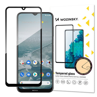 Folie Wozinsky Super Durable Full Glue sticla Full Screen cu Frame Husa Friendly Nokia G20 Negru