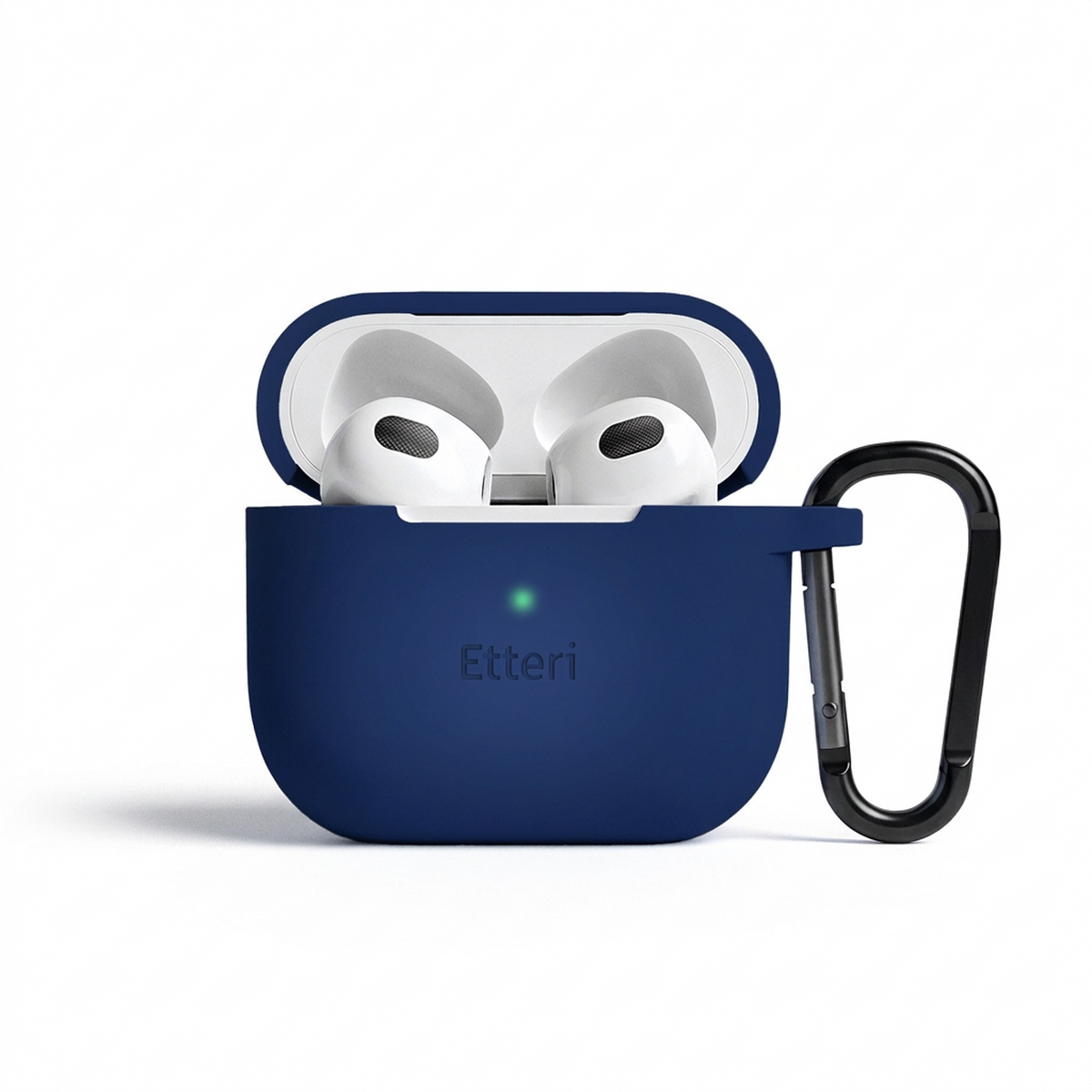Husa Etteri Silicone pentru AirPods 3 Albastru inchis