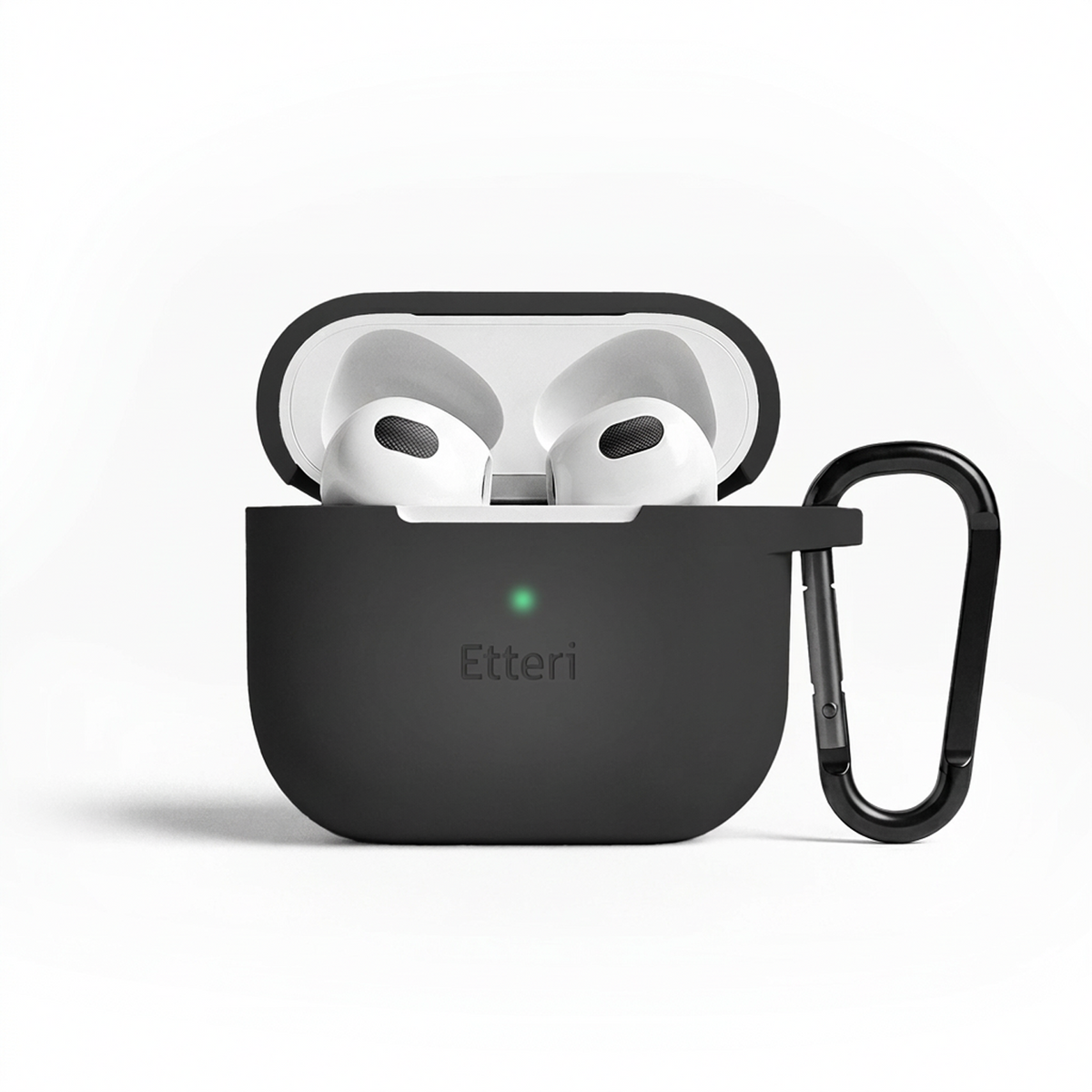 Husa Etteri Silicone pentru AirPods 3 Negru