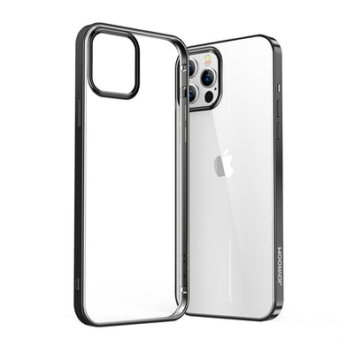 Husa Joyroom New Beautiful Series Ultra Thin cu Electroplated Frame pentru iPhone 12 Pro Max Negru