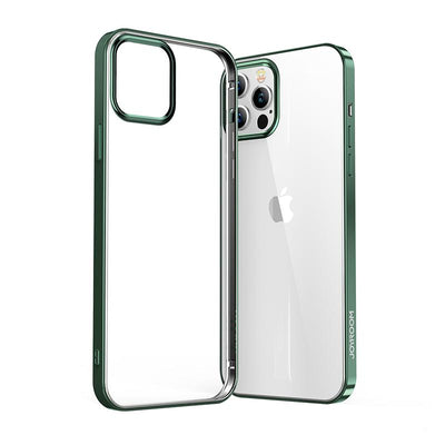 Husa Joyroom New Beautiful Series Ultra Thin cu Electroplated Frame pentru iPhone 12 Pro Max Verde