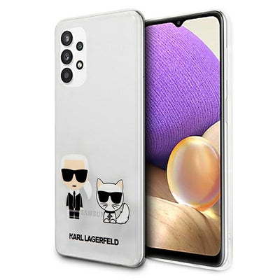 Husa Karl Lagerfeld A326 A32 5G Hardcase Transparent Karl & Choupette