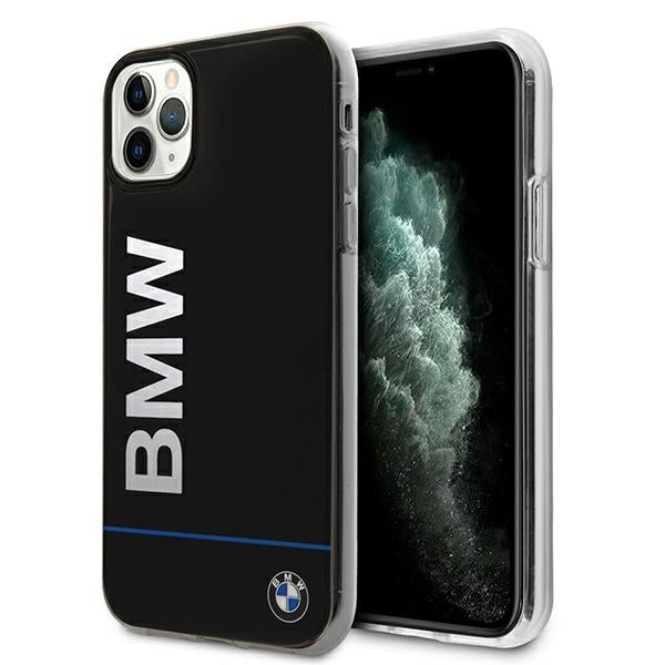 Husa BMW Signature Printed Logo pentru iPhone 11 Pro Max - Negru