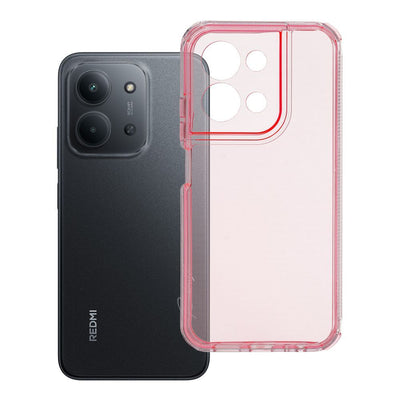 Husa Matrix Transparent pentru Xiaomi Redmi 15C (173,16 X 81,07 X 8,2) Powder Roz