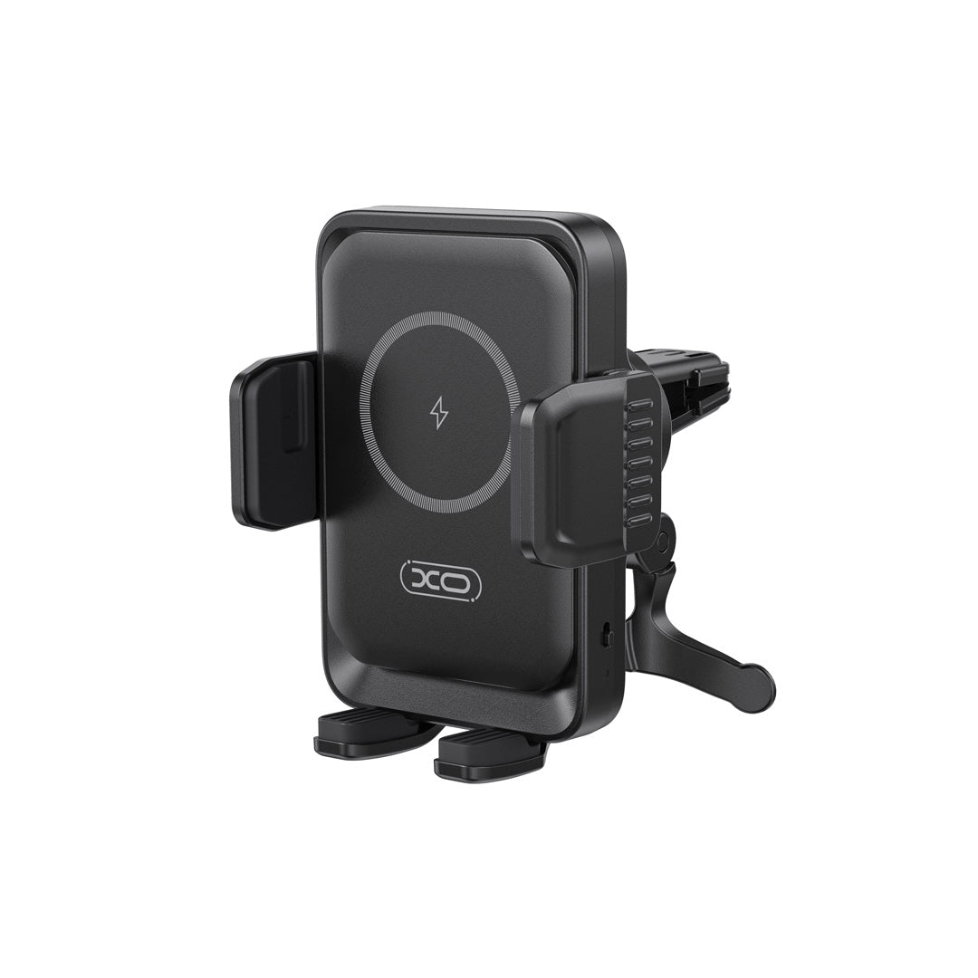 Suport auto XO Wx046 cu Wireless Inductive Incarcator 15W Negru Air Vent