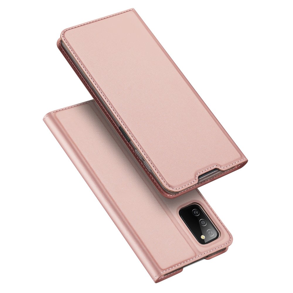 Husa Dux Ducis Skin Pro Bookcase Type pentru Samsung Galaxy A03s Roz