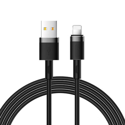 Cablu Joyroom Liquid Silicone Data N2 Usb-a / Lightning 2.4A 1.2m - Negru