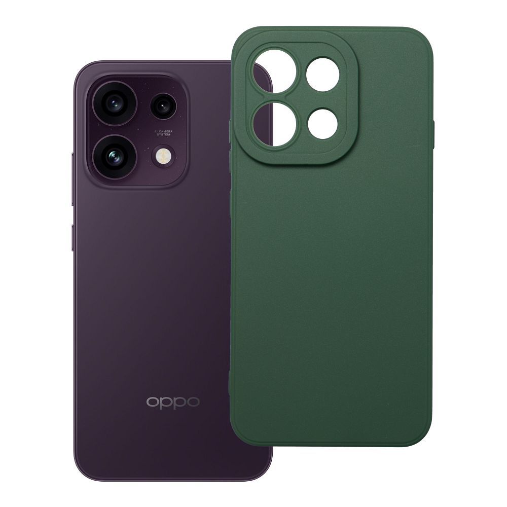 Husa Matt 2.0 pentru Oppo Reno 16 F 5G / 16 FS 5G Verde inchis