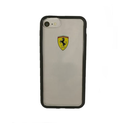 Husa Ferrari Hardcase Fehcrfp7bk iPhone 7/8 /SE 2020 / SE 2022 Transparent/Negru