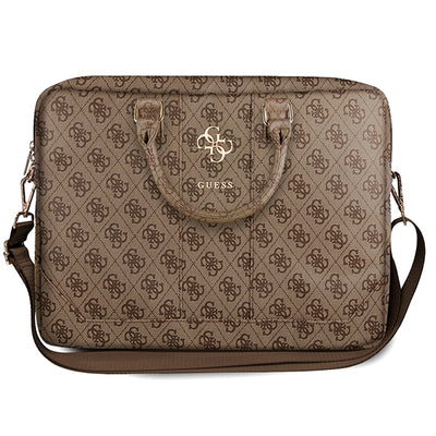 Husa laptop Guess 4G Big Logo Bag pentru A 16'' Laptop - Maro