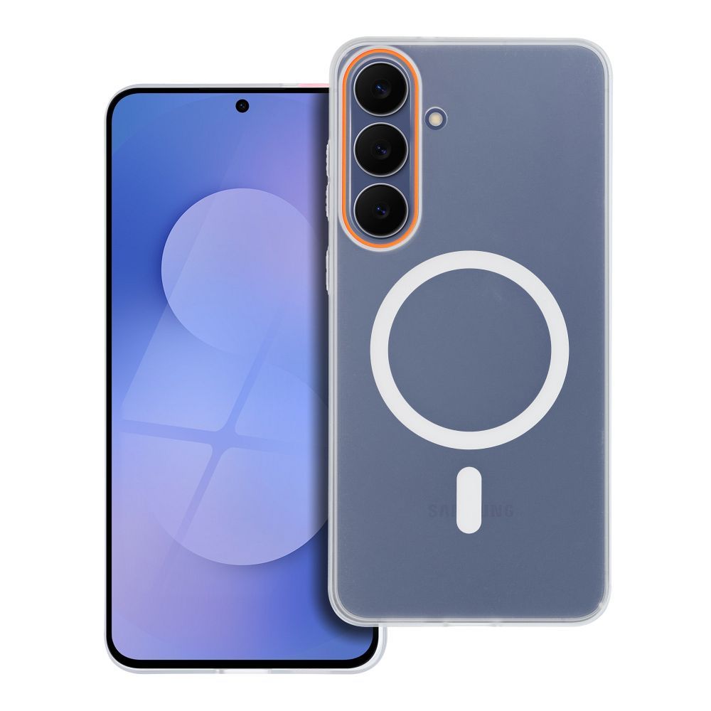 Husa Go Portocaliu pentru Motorola G86 Compatible cu Magsafe Transparentn
