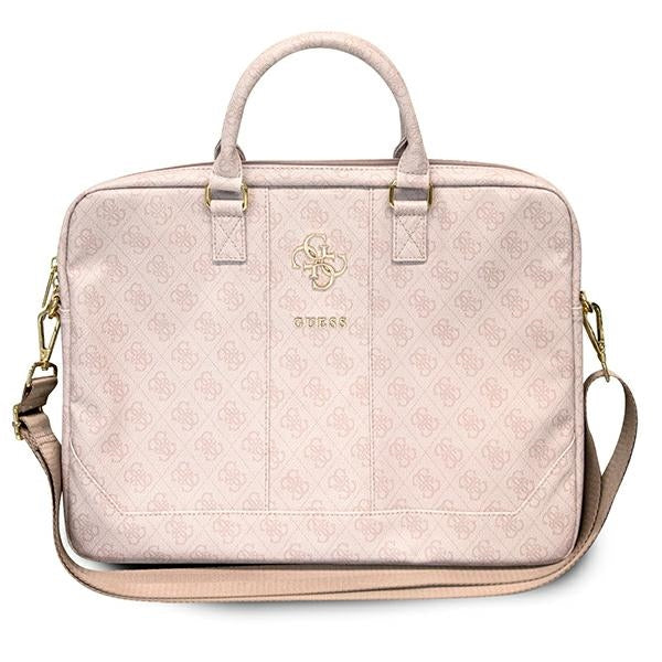 Husa laptop Guess 4G Big Logo Bag pentru A 16'' Laptop - Roz