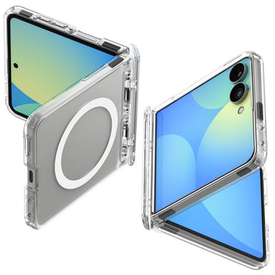 Husa Spigen Ultra Hybrid Pro Magsafe pentru Samsung Galaxy Z Flip 8 Transparent