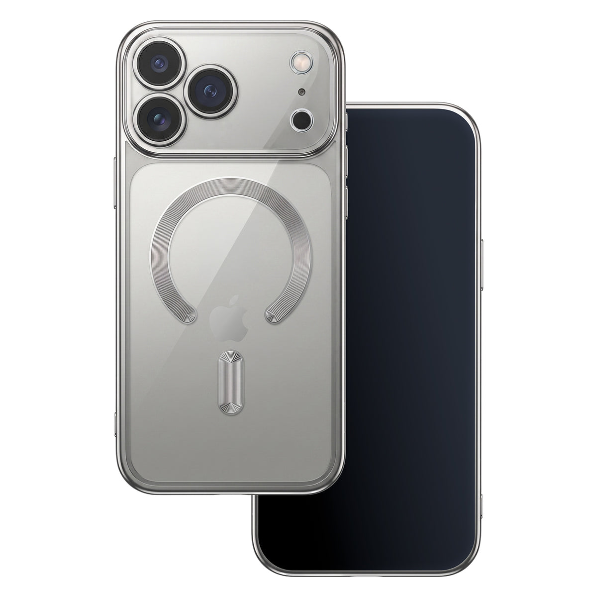 Husa Color Chrome Mag pentru iPhone 17 Pro 6,3" / 18 Pro 6,3" Argintiu