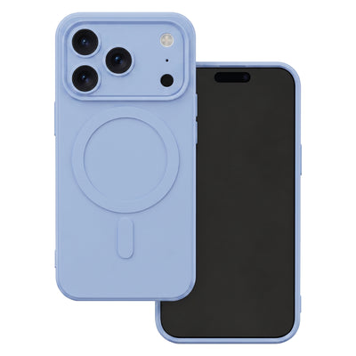 Husa Simple Color Mag pentru iPhone 17 Pro Max 6,9" / 18 Pro Max 6,9" Albastru deschis