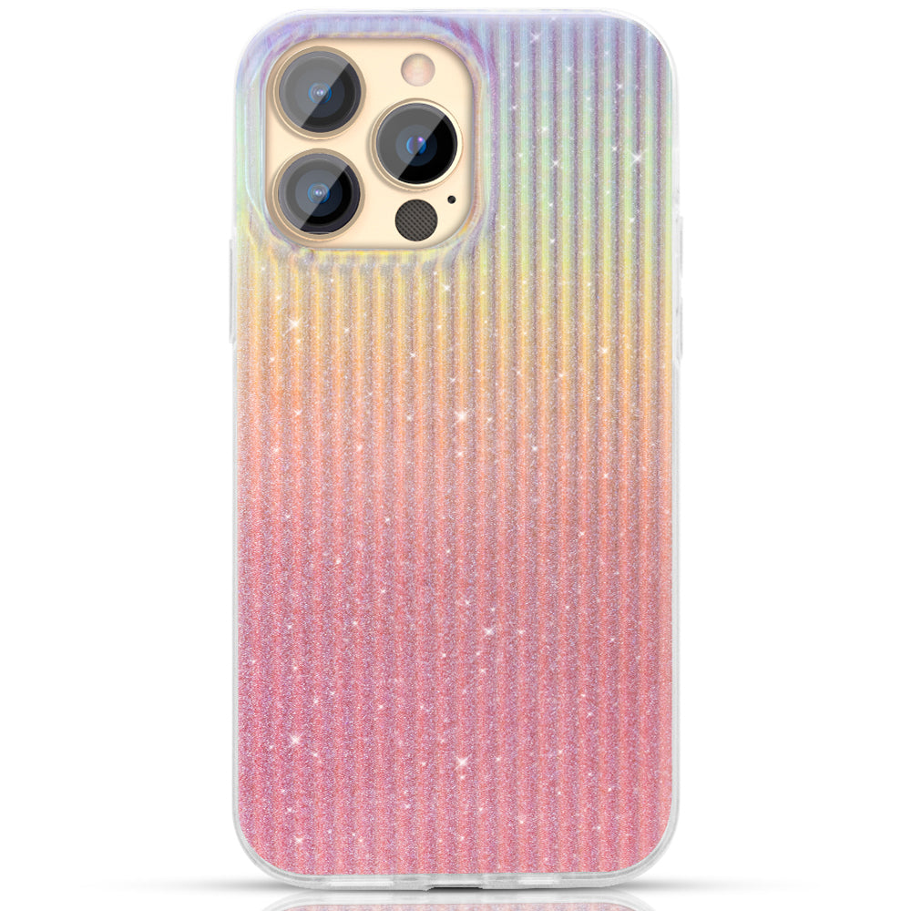Husa Kingxbar Travel Series Luxurious Elegant pentru iPhone 13 Pro Portocaliu (Sunset)