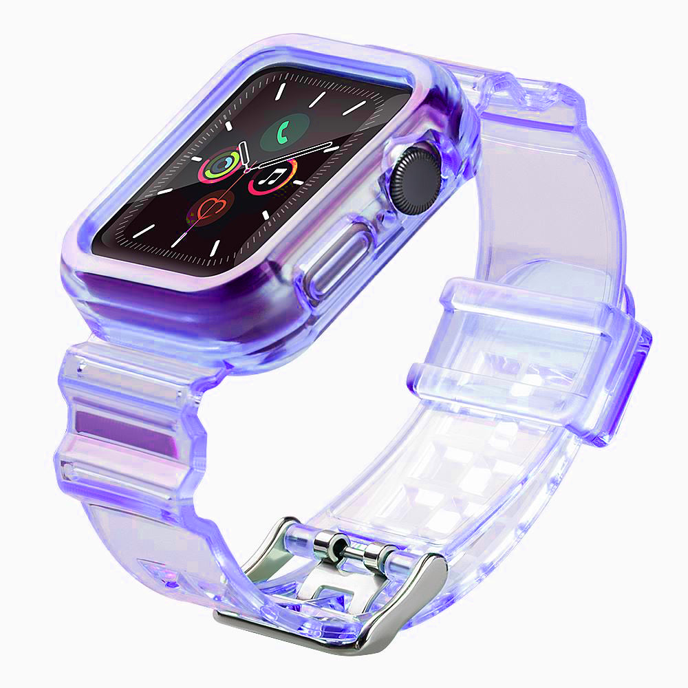 Husa Curea silicon Curea Bracelet Curea Set deschis pentru Apple Watch 42mm - Mov