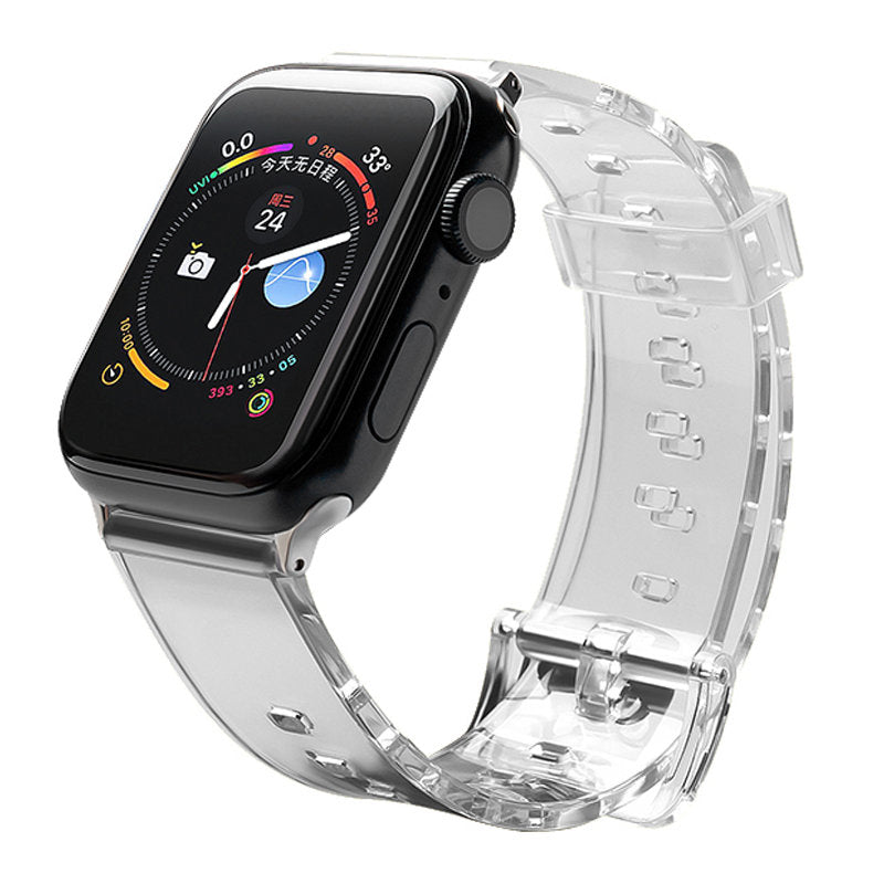 Curea Silicone Bracelet Bracelet pentru deschis Apple Watch 38 / 40 Mm - Negru