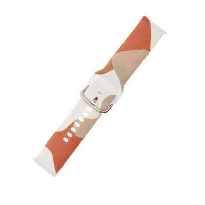 Curea Moro pentru Samsung Galaxy Watch 40 / 41 / 42 / 43 / 44 Mm Silicone Bracelet Watch Band - Pattern 5