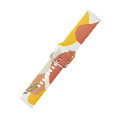 Curea Moro pentru Samsung Galaxy Watch 40 / 41 / 42 / 43 / 44 Mm Silicone Bracelet Watch Band - Pattern 7