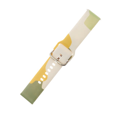 Curea Moro pentru Samsung Galaxy Watch 40 / 41 / 42 / 43 / 44 Mm Silicone Bracelet Watch Band - Pattern 14