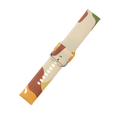 Curea Moro pentru Samsung Galaxy Watch 40 / 41 / 42 / 43 / 44 Mm Silicone Bracelet Watch Band - Pattern 16