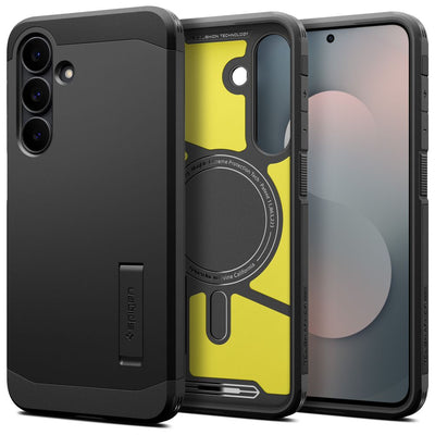 Husa Spigen Tough Armor pentru Samsung Galaxy S25 FE Negru