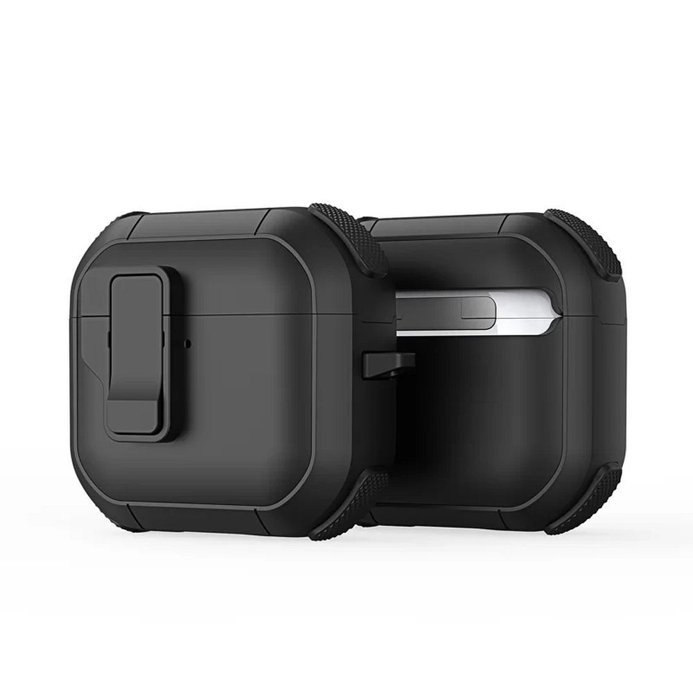 Husa Casti Dux Ducis Pecp pentru AirPods 4 Protective TPU+PC Negru