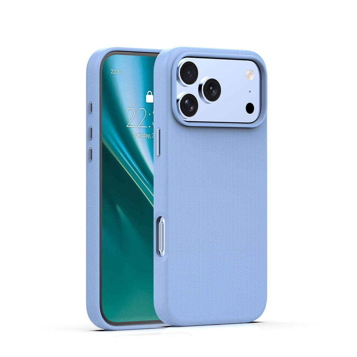 Husa Etteri Elegant Mag pentru iPhone 17 Pro / 18 Pro Sky Albastru