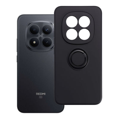 Husa Silicone Ring pentru Xiaomi Redmi Note 15 PRO Plus 5G Negru