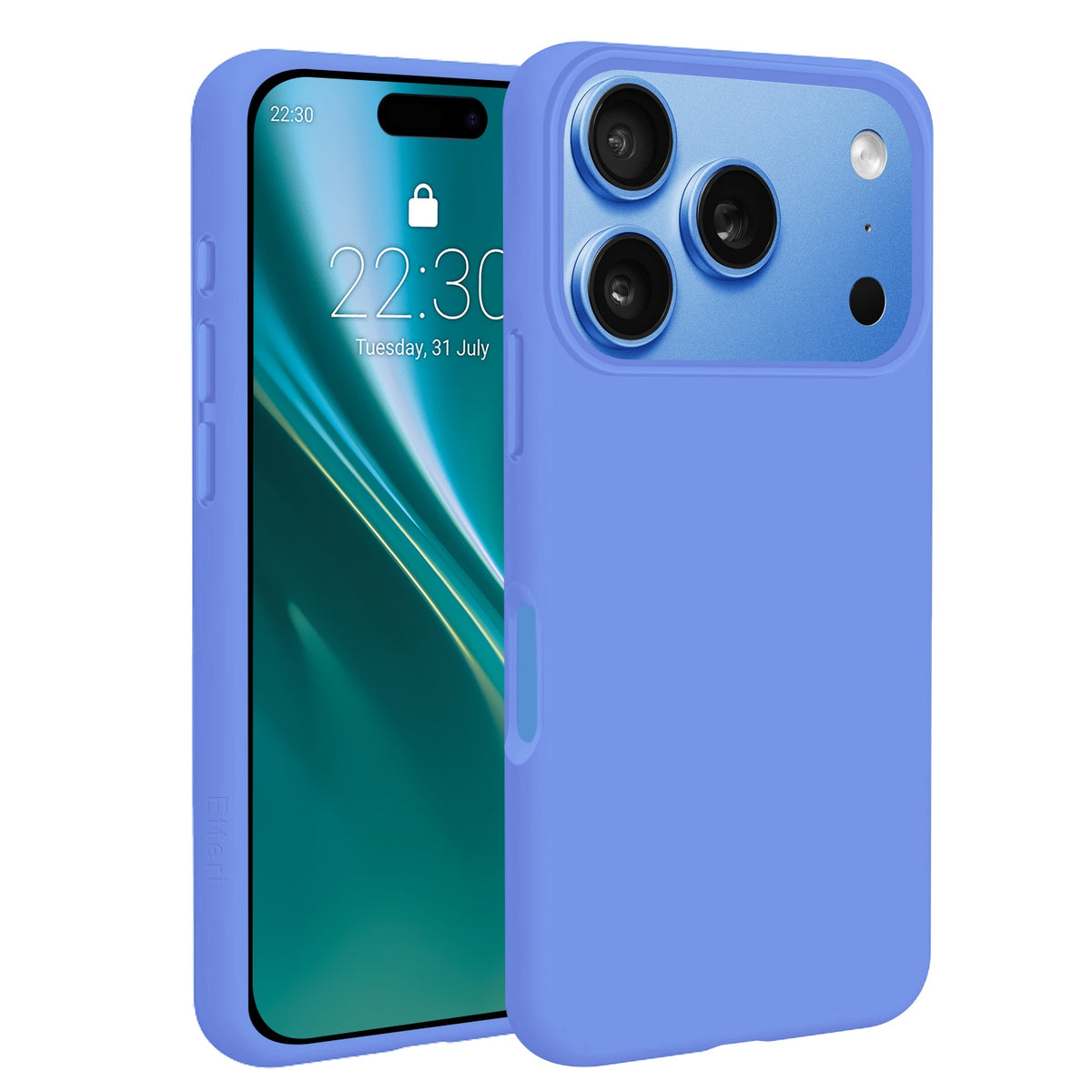 Husa Etteri Silicone Mag pentru iPhone 17 Pro Max / 18 Pro Max Sky Albastru