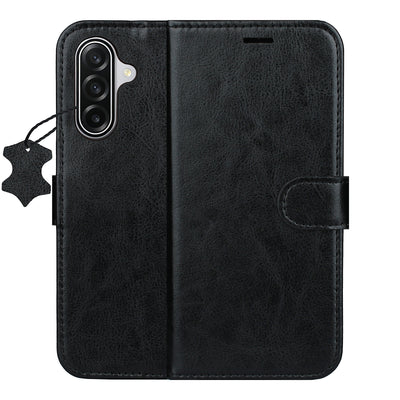 Husa Smart Luxe piele pentru Samsung Galaxy S25 FE / S26 FE Negru