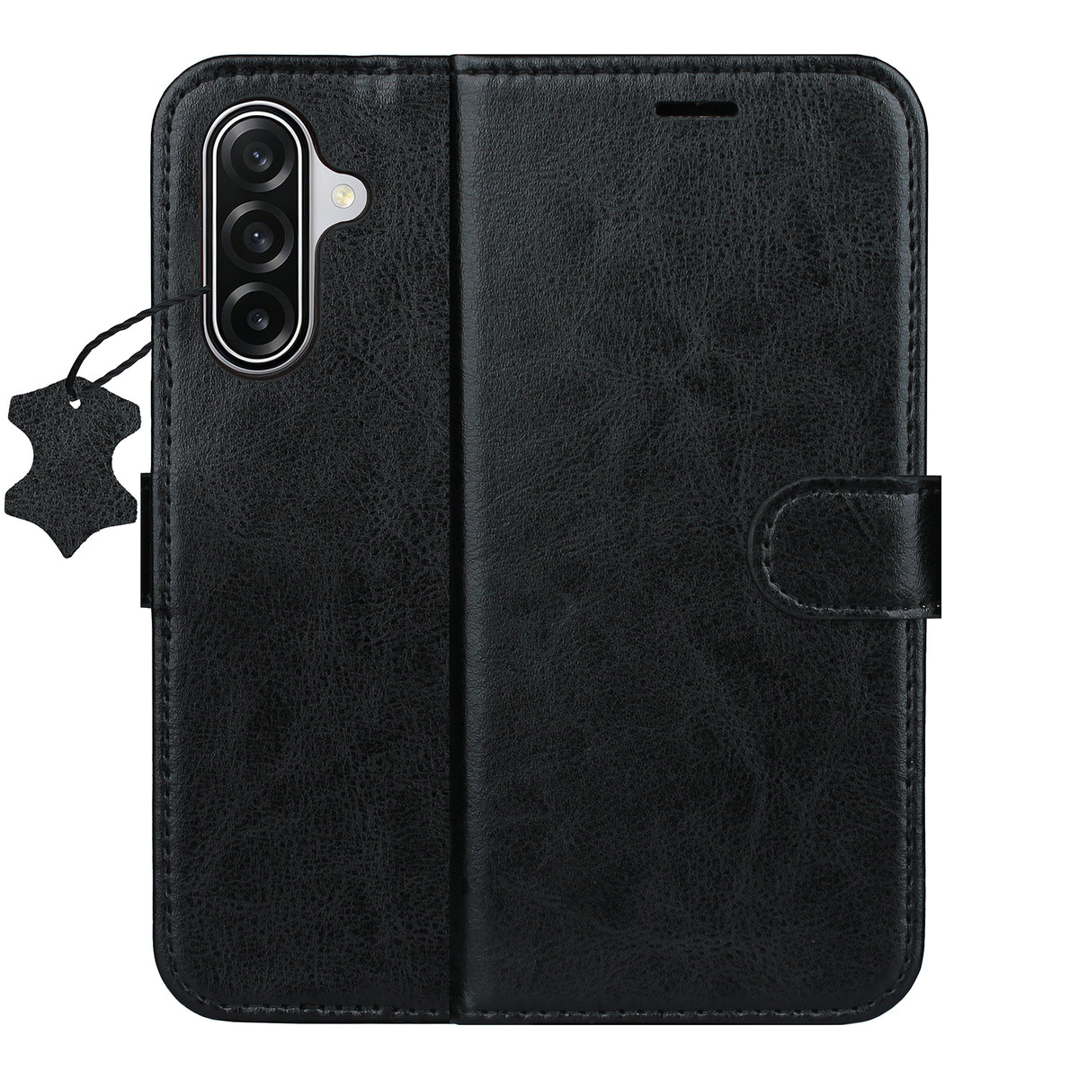 Husa Smart Luxe piele pentru Samsung Galaxy S25 FE / S26 FE Negru