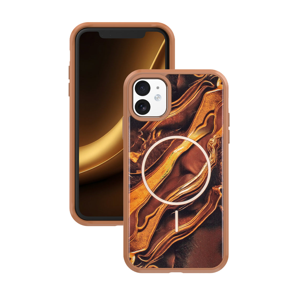 Husa Golden Autumn pentru iPhone 11 Maro