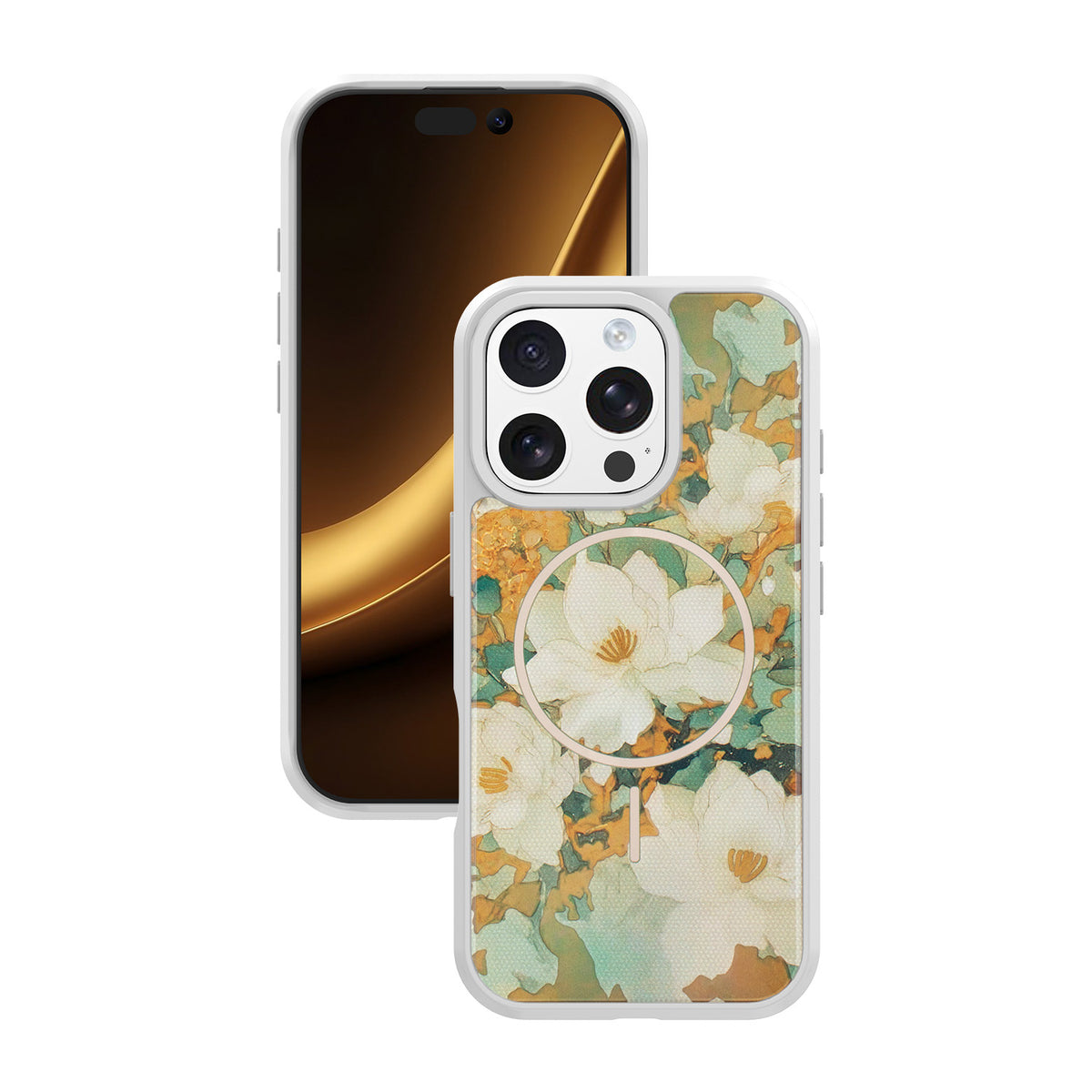 Husa Golden Autumn pentru iPhone 16 Pro Max 6,9" Gri