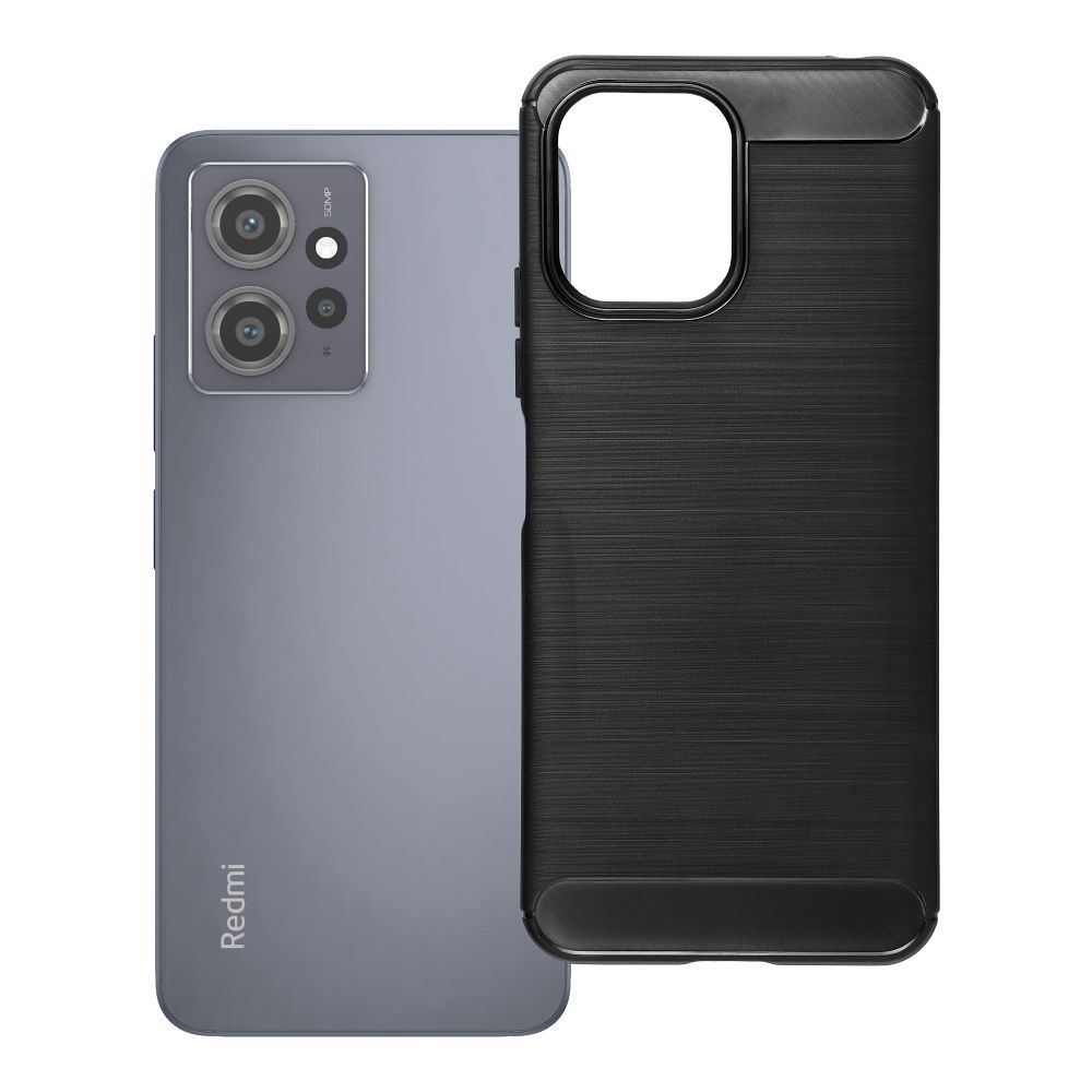 Husa Carbon 2.0 pentru Xiaomi Redmi 12 4G / Redmi 12 5G Negru